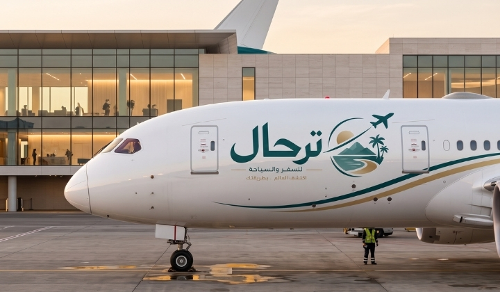 الهوية على هيكل طائرة السفر