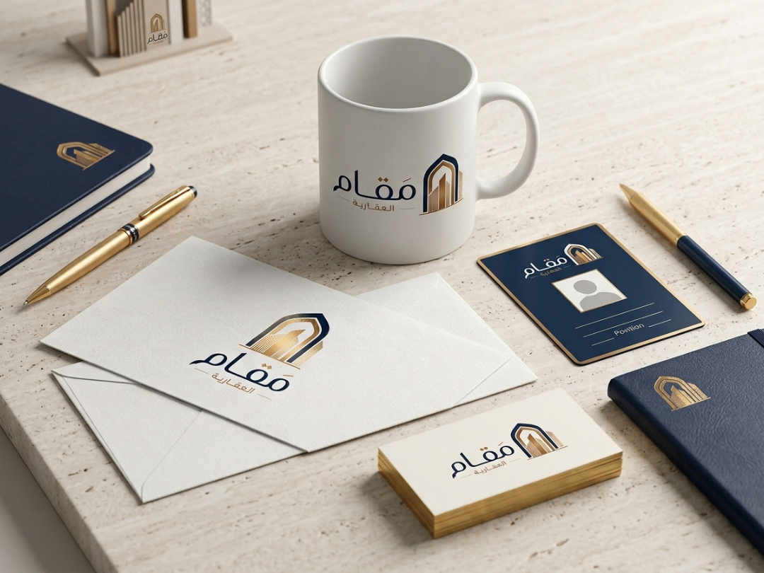 بطاقات العمل والبطاقات التعريفية والأظرف الرسمية