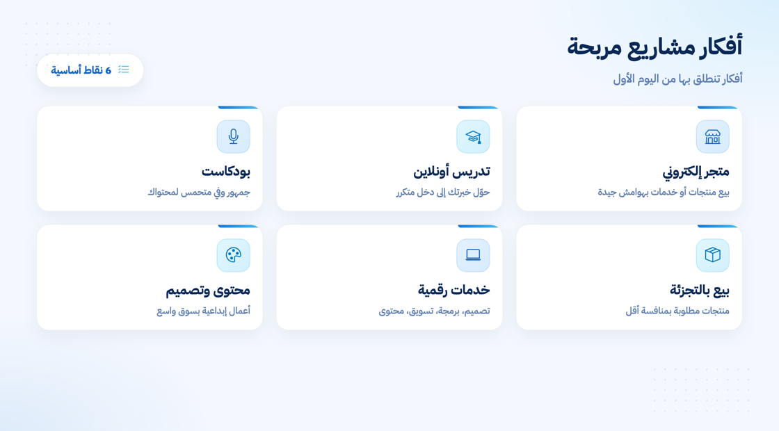 أفكار مشاريع إلكترونية مربحة يمكن البدء بها من المنزل