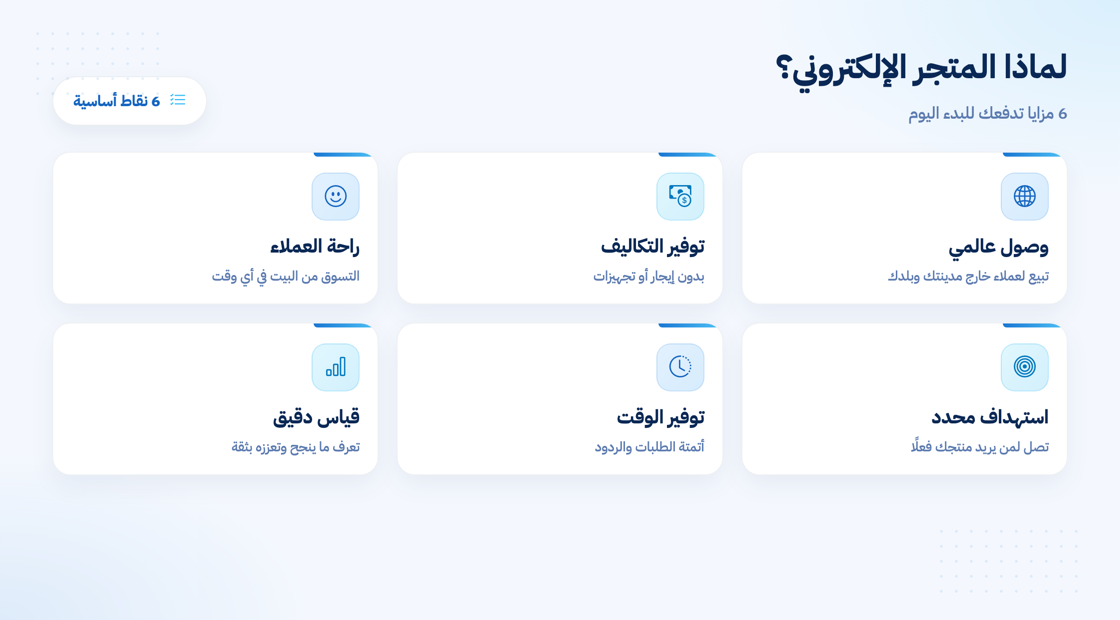 أهمية تصميم متجر إلكتروني لبيع منتجاتك