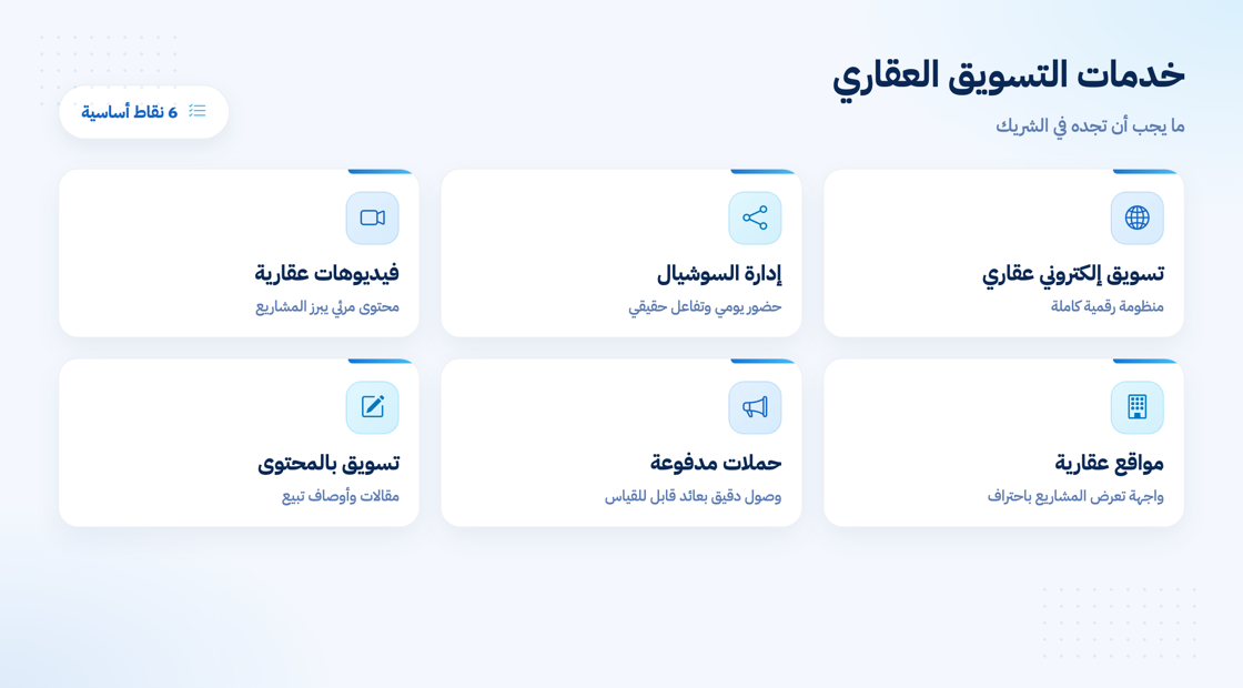 خدمات التسويق العقاري التي تقدمها الشركات المتخصصة