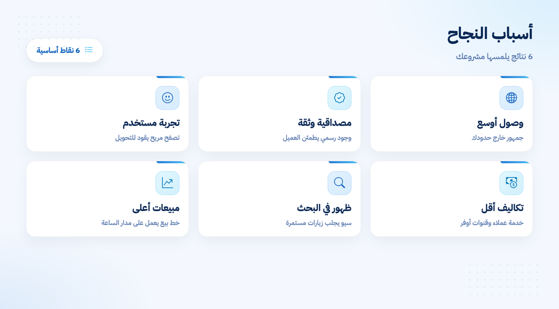 لماذا يغير الموقع الاحترافي مسار مشروعك