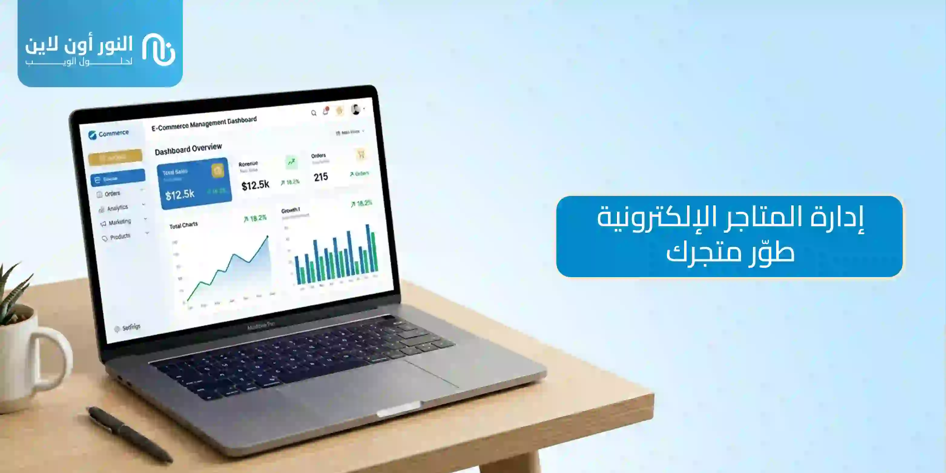 جميع خدمات إدارة المتاجر الإلكترونية باحترافية