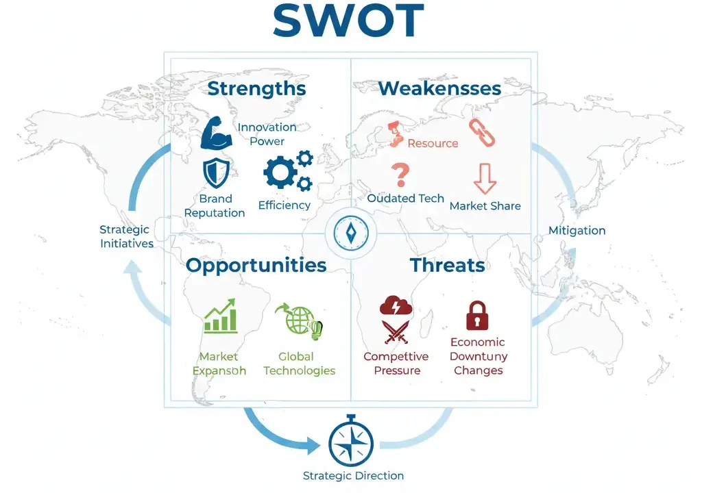 10 أخطاء الشائعة في تحليل سوات - SWOT Analysis