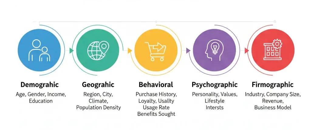 10 أخطاء شائعة عند تقسيم السوق - الـ Segmentation وكيفية تجنبها