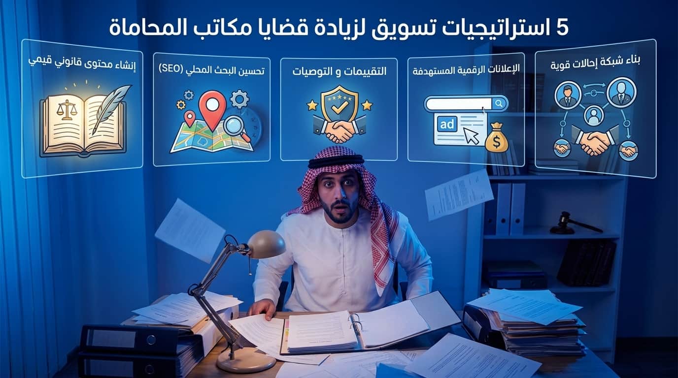 5 استراتيجيات التسويق لمكاتب المحاماة لزيادة القضايا