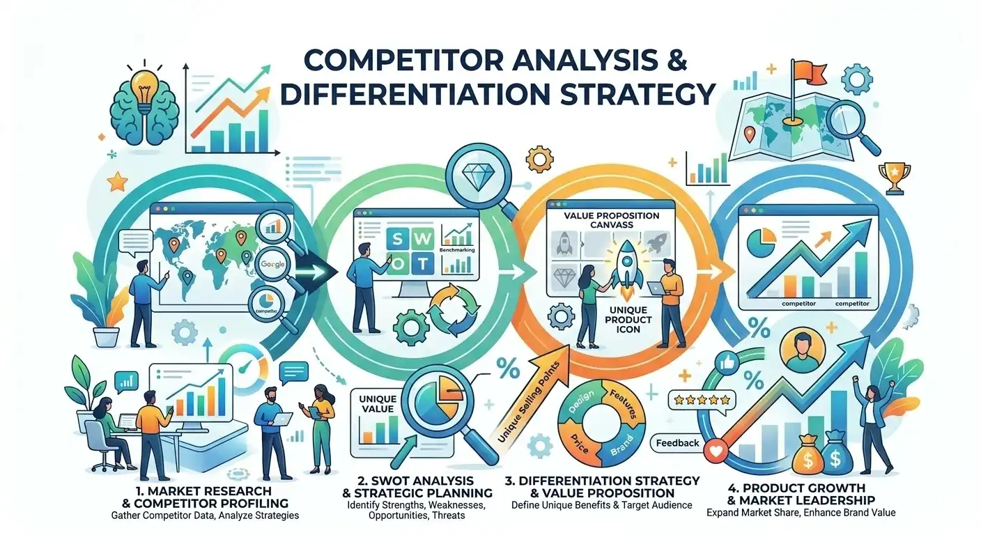 7 اسباب تجعلك تختار النور اون لاين في استراتيجيات المنتج - Product Growth Strategies