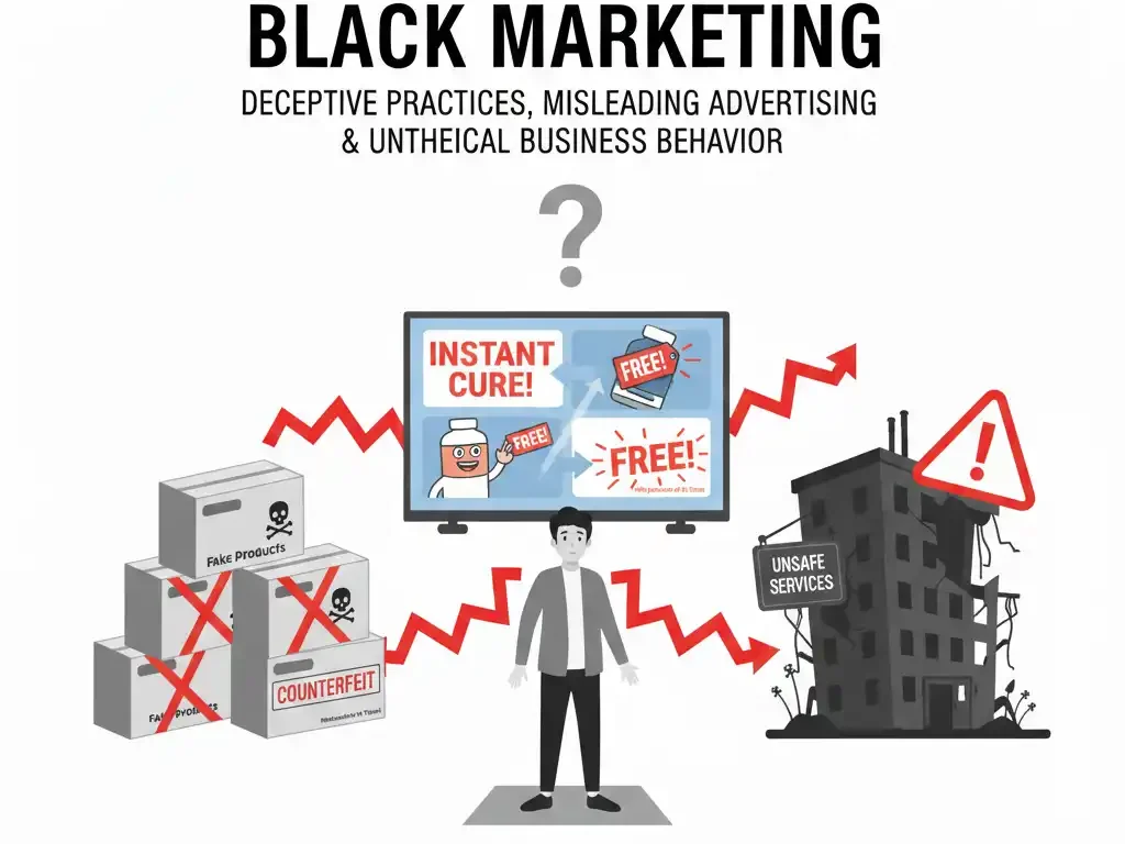 الآثار السلبية للتسويق الأسود - Black Marketing