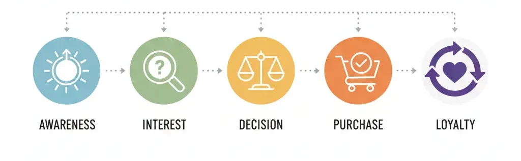 انواع رحلة العميل - Customer Journey