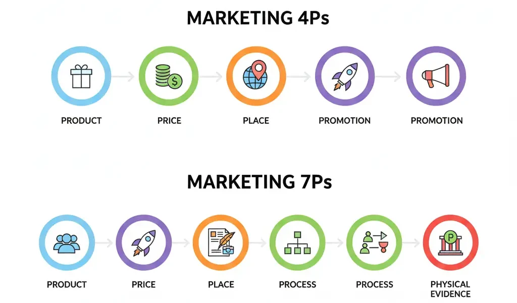 خطوات النور أون لاين لضمان نجاح العملية التسويقية (Marketing Process) بشكل احترافي