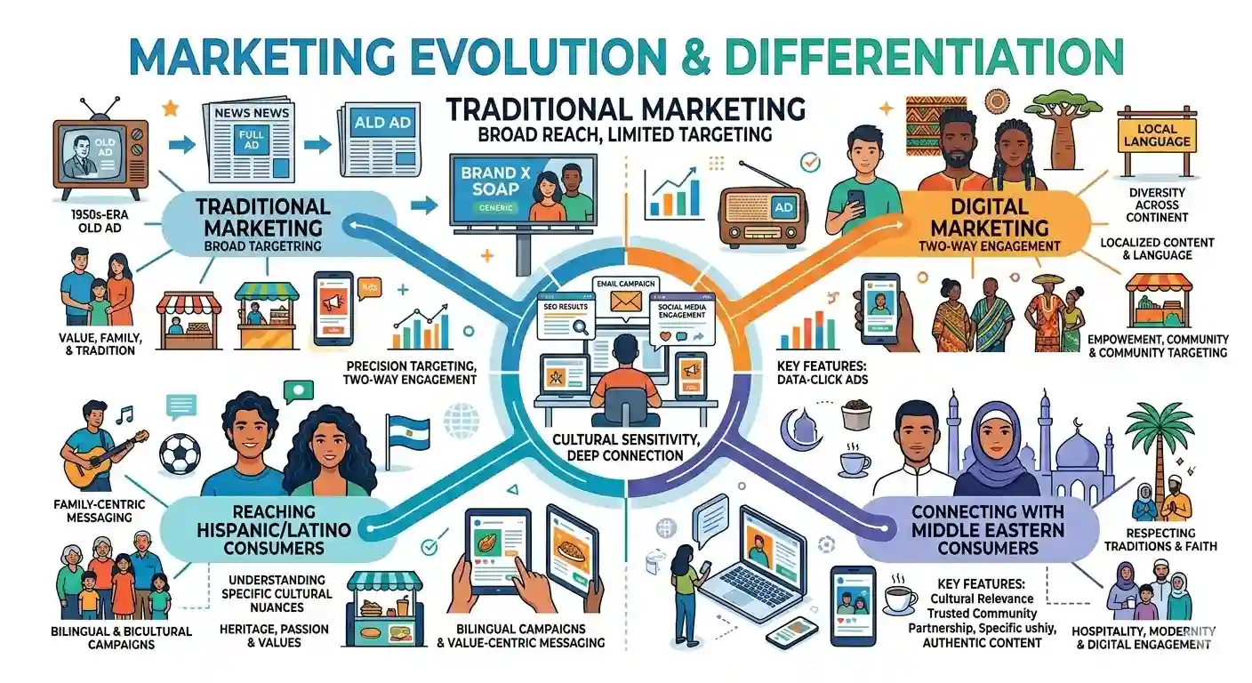 كيف تعرف استراتجية التسويق العِرقي Ethnic Marketing المناسبة لك