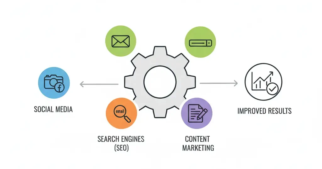 لماذا النور أون لاين خيارك الأمثل لتطبيق العملية التسويقية (Marketing Process)