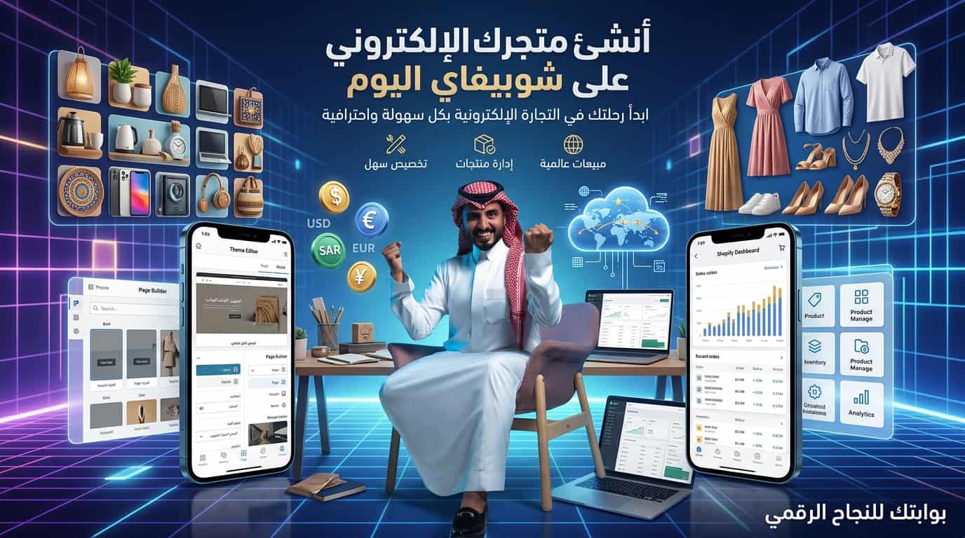 لماذا أصبح انشاء متجر شوبيفاي خيارًا ذكيًا للتجارة الإلكترونية في 2026