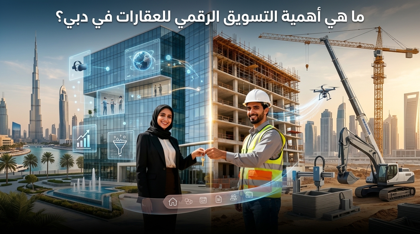 ما أهمية التسويق الرقمي للعقارات في دبي؟