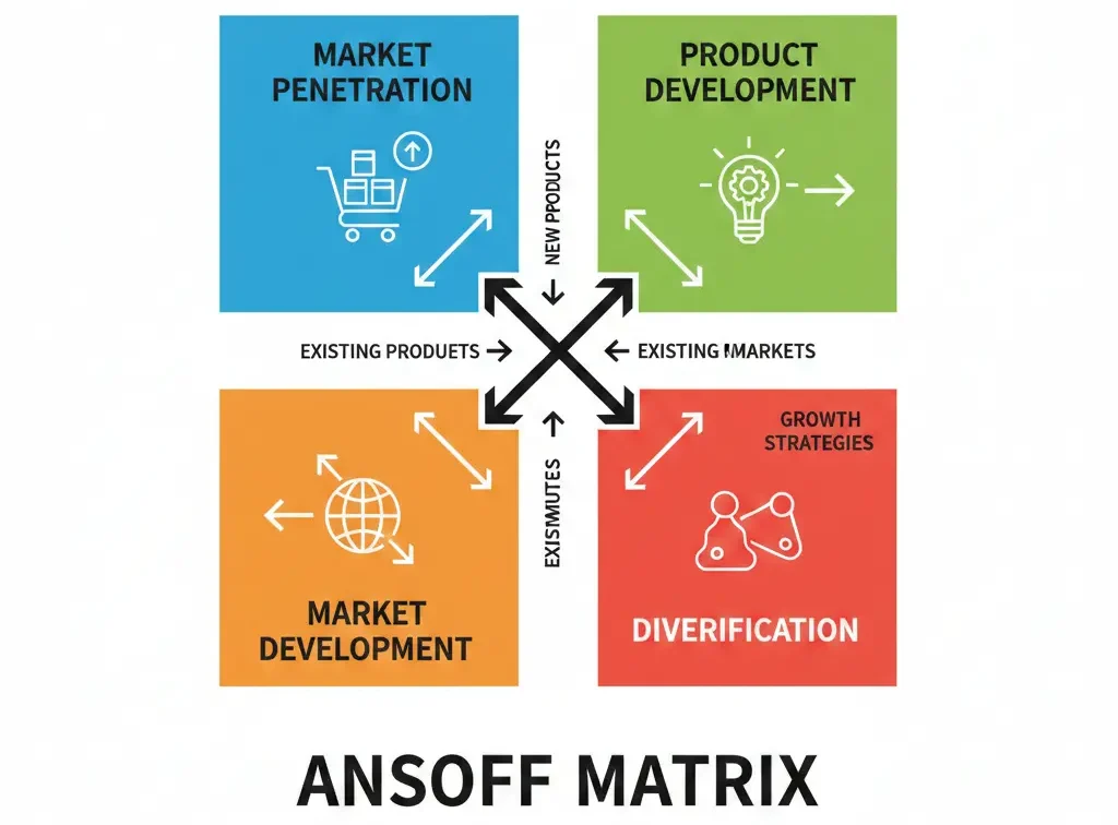 ما اهمية مصفوفة أنسوف Ansoff Matrix؟
