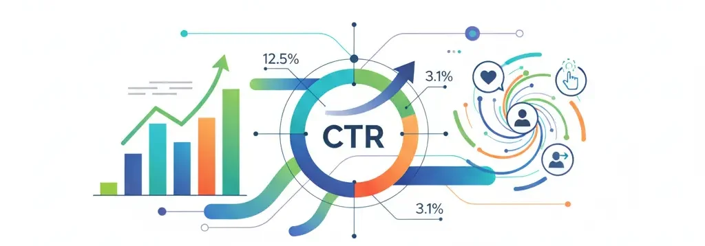 ما هو نسبة النقر إلى الظهور CTR؟