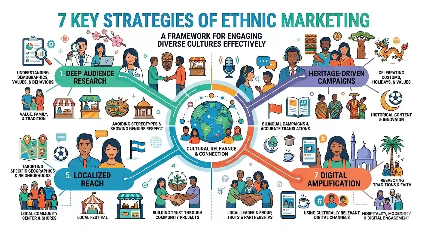 طريقة عمل استراتجية التسويق العِرقي Ethnic Marketingطريقة عمل استراتجية التسويق العِرقي Ethnic Marketing